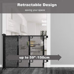 Retractable 1.5M Doorways Hallways Stairs Baby Gate Dog Pet Gate Indoor Outdoor Safety Gates - Baby & Kids > Gates &