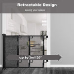 Retractable 3M Doorways Hallways Stairs Baby Gate Dog Pet Gate Indoor Outdoor Safety Gates - Baby & Kids > Gates &