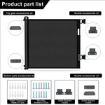Retractable 3M Doorways Hallways Stairs Baby Gate Dog Pet Gate Indoor Outdoor Safety Gates - Baby & Kids > Gates &