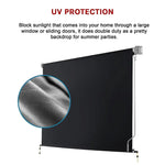 Retractable Straight Drop Roll Down Awning Garden Patio Screen 2.1X2.5M - Home & Garden > Shading