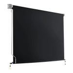 Retractable Straight Drop Roll Down Awning Garden Patio Screen 2.1X2.5M - Home & Garden > Shading