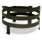 Retro Style Spiral Round Coffee Table with Wood Top - Furniture > Living Room