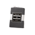 Revive Charcoal 100% Cotton Jersey Super Soft Fitted Sheet Combo Set Double 38cm Wall - Home & Garden > Bedding > Bed