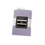 Revive Lilac 100% Cotton Jersey Super Soft Fitted Sheet Combo Set King Single 35cm Wall - Home & Garden > Bedding > Bed