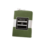 Revive Olive 100% Cotton Jersey Super Soft Fitted Sheet Combo Set Double 38cm Wall - Home & Garden > Bedding > Bed