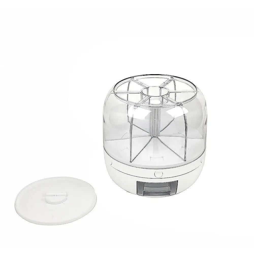 Rice Storage Cereal Dispenser Grain Container Rotating Dry Food Box - Home & Garden > Storage