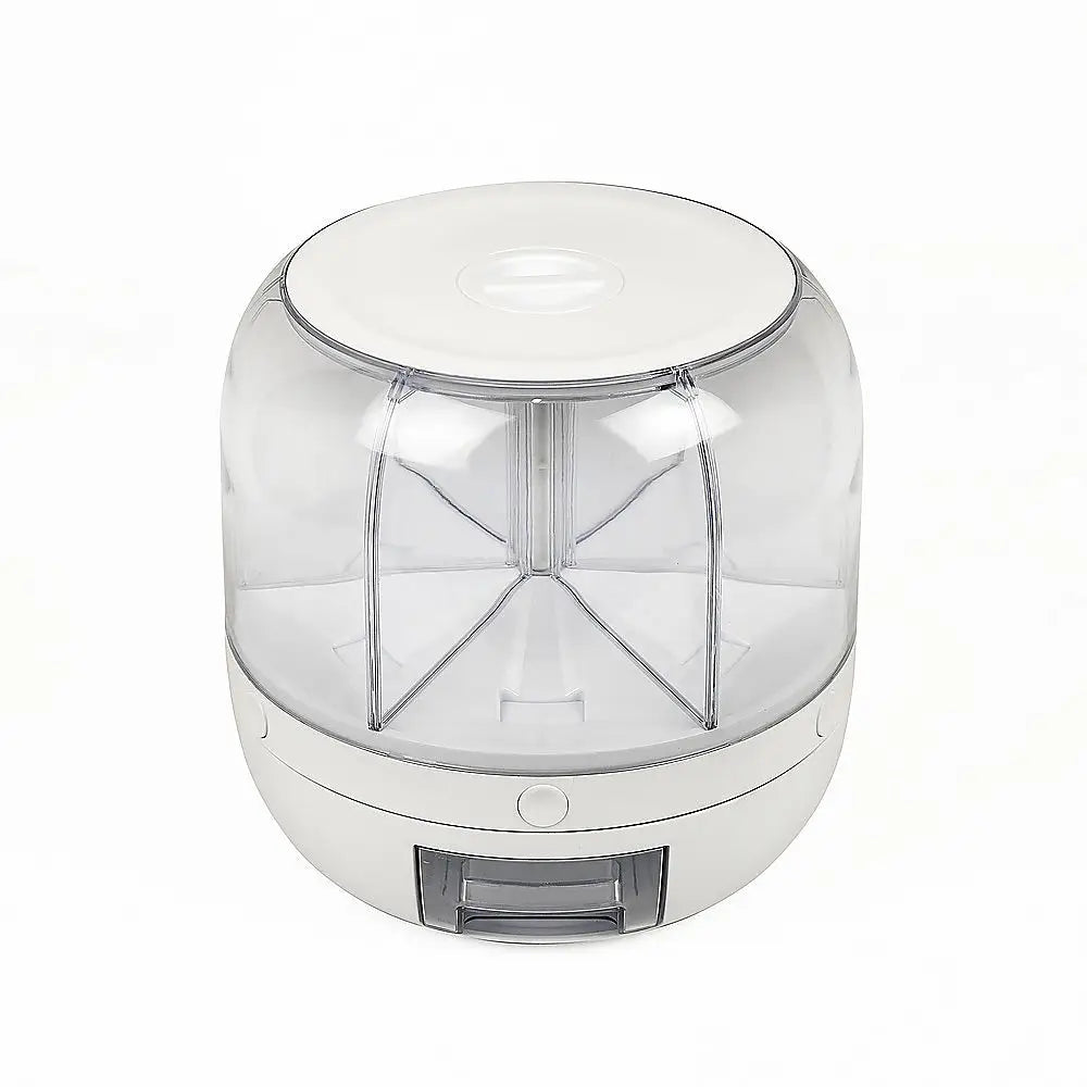 Rice Storage Cereal Dispenser Grain Container Rotating Dry Food Box - Home & Garden > Storage
