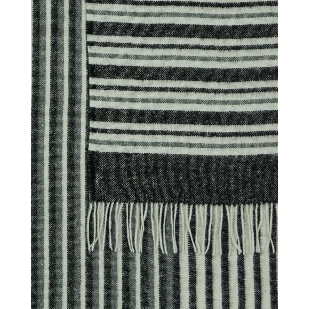 Richmond Throw - Reclaimed Wool Blend - Monochrome - Home & Garden > Decor