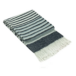 Richmond Throw - Reclaimed Wool Blend - Navy - Home & Garden > Decor