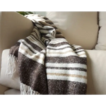Richmond Throw - Reclaimed Wool Blend - Tan - Home & Garden > Decor