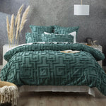 Riley Vintage Washed Cotton Chenille Tufted Mineral European Pillowcase by Renee Taylor - Home & Garden > Bedding >