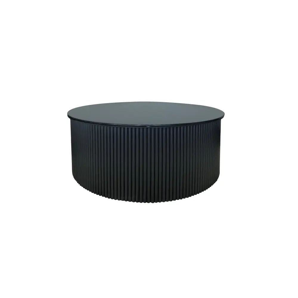 Ripple Black Coffee Table - Black Marble - Furniture > Living Room > Coffee Tables