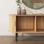 Ripple Sideboard with Sliding Doors — Earthy Elegance Redefined - Furniture > Dining