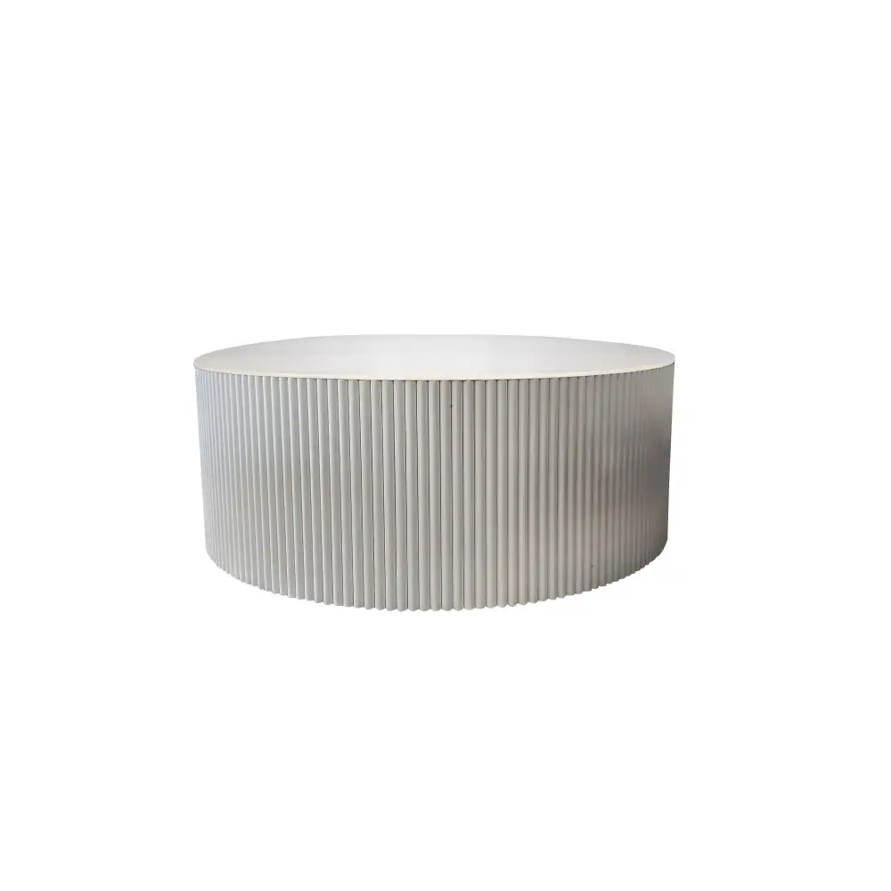 Ripple White Coffee Table - Black Marble - Furniture > Living Room > Coffee Tables