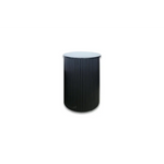 Ripple White Side Table - White Marble - Furniture > Living Room > Side Tables