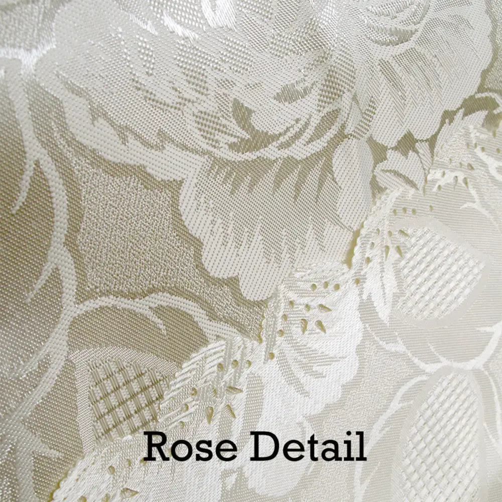 Rose Ecru Luxury Jacquard Tablecloth 150 x 270 cm - Home & Garden > Kitchenware