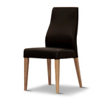Rosemallow 7pc Dining Set 180cm Table 6 Black PU Chair Solid Messmate Timber - Furniture > Dining
