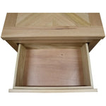Rosemallow Bedside Table 2 Drawers Storage Cabinet Nightstand End Tables Timber - Furniture > Bedroom