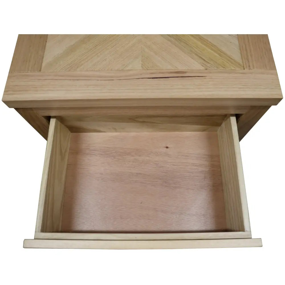 Rosemallow Bedside Table 2 Drawers Storage Cabinet Nightstand End Tables Timber - Furniture > Bedroom