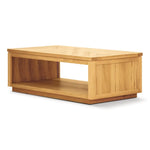 Rosemallow Coffee Table 130cm Parquet Top Solid Messmate Timber Wood - Natural - Furniture > Living Room