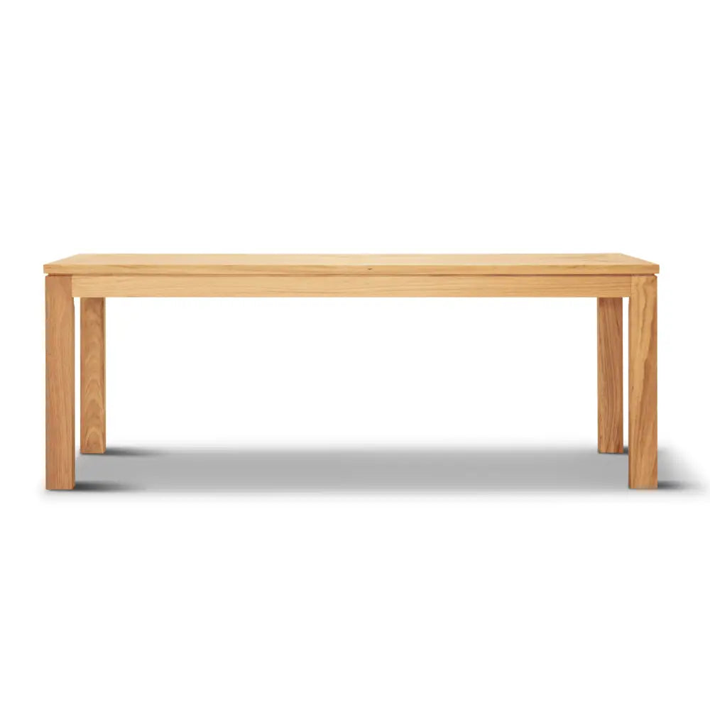 Rosemallow Dining Table 210cm 8 Seater Parquet Top Solid Messmate Timber Wood - Furniture > Dining