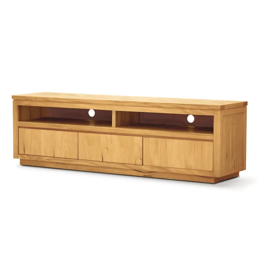 Rosemallow ETU Entertainment TV Unit 185cm 3 Drawer Solid Messmate Timber Wood - Furniture > Living Room