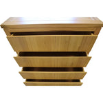 Rosemallow Tallboy 5 Chest of Drawers Solid Messmate Wood Bed Storage - Furniture > Bedroom