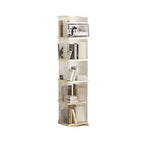Rotating storage bookshelf square five layers - Furniture > Living Room > Bookcases & Shelves