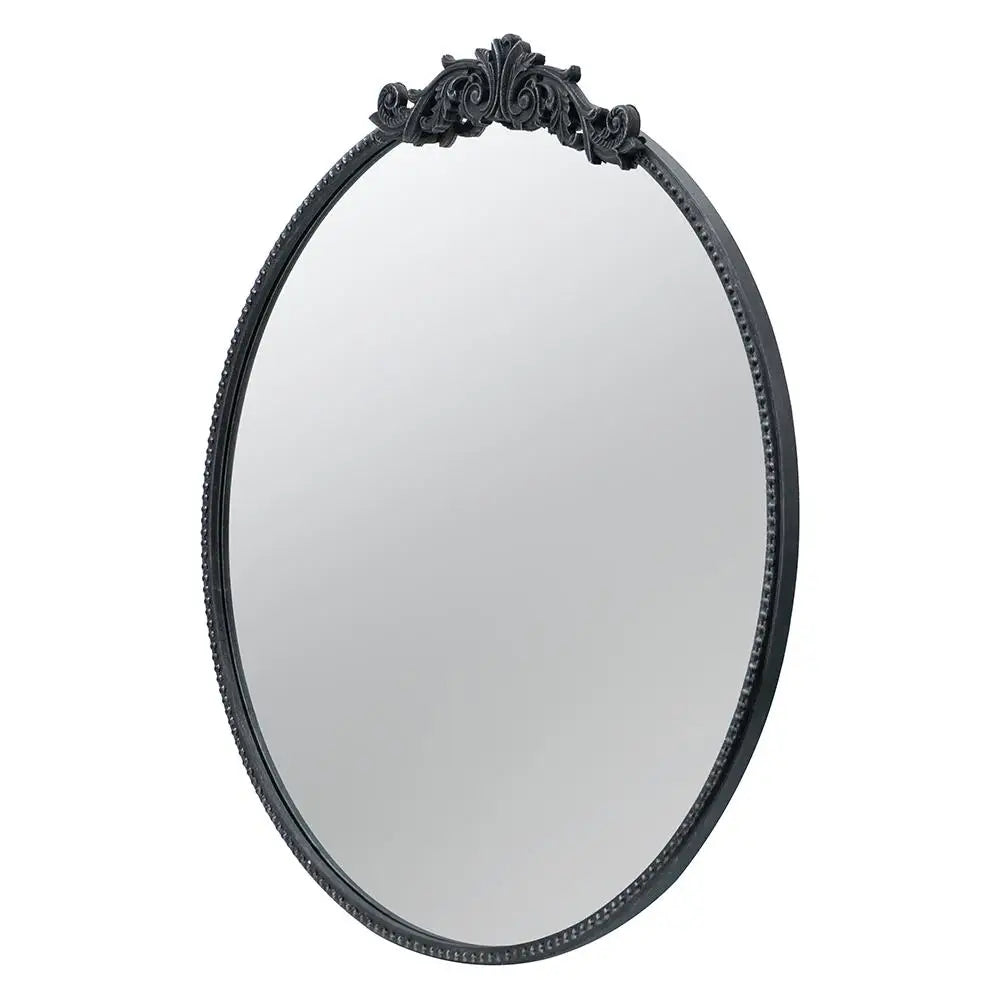 ROUND ORNATE METALLIC WALL MIRROR - Home & Garden > Decor > Mirrors