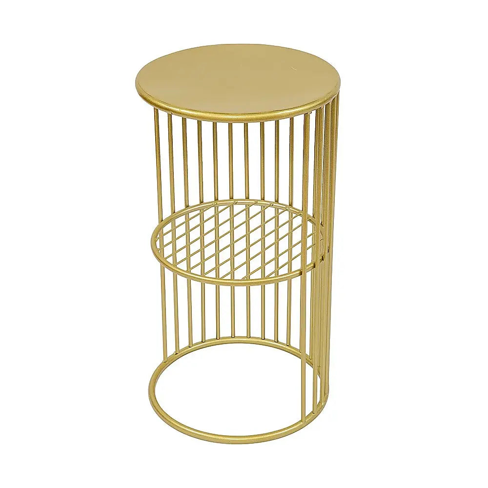 Round Side Table Bedside Bedroom Lounge Furniture - Furniture > Sofas > Sofas & Sofa Beds