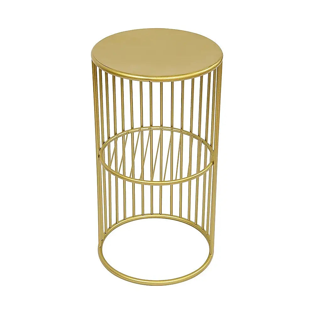 Round Side Table Bedside Bedroom Lounge Furniture - Furniture > Sofas > Sofas & Sofa Beds