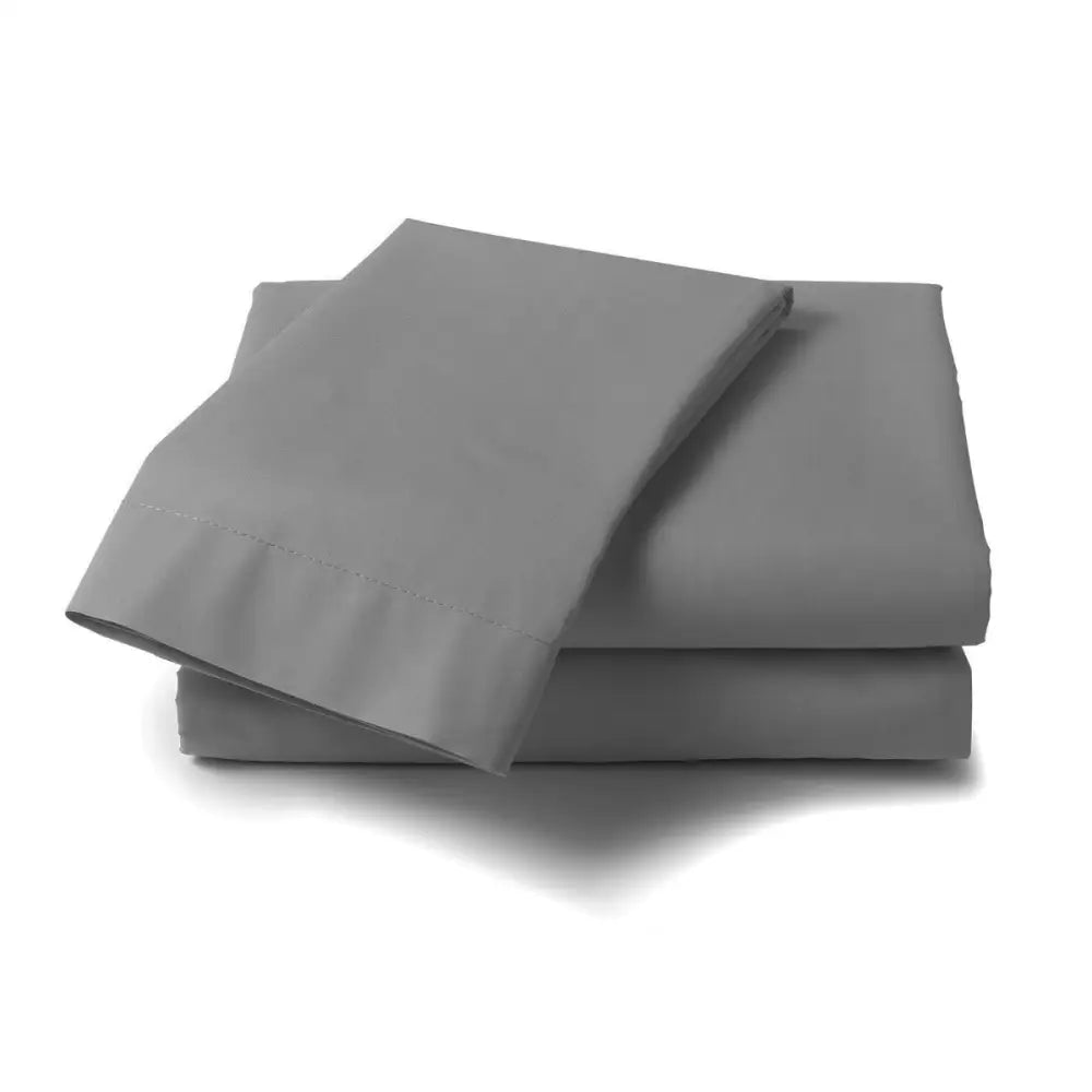 Royal Comfort 1000 Thread Count Cotton Blend Quilt Cover Set Premium Hotel Grade - King - Charcoal - Home & Garden >