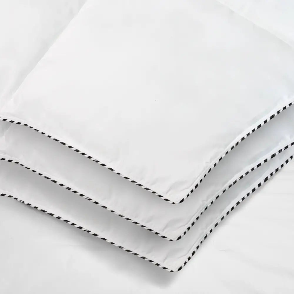Royal Comfort Bamboo Blend Quilt 250GSM Luxury Duvet 100% Cotton Cover - Double - White - Home & Garden > Bedding