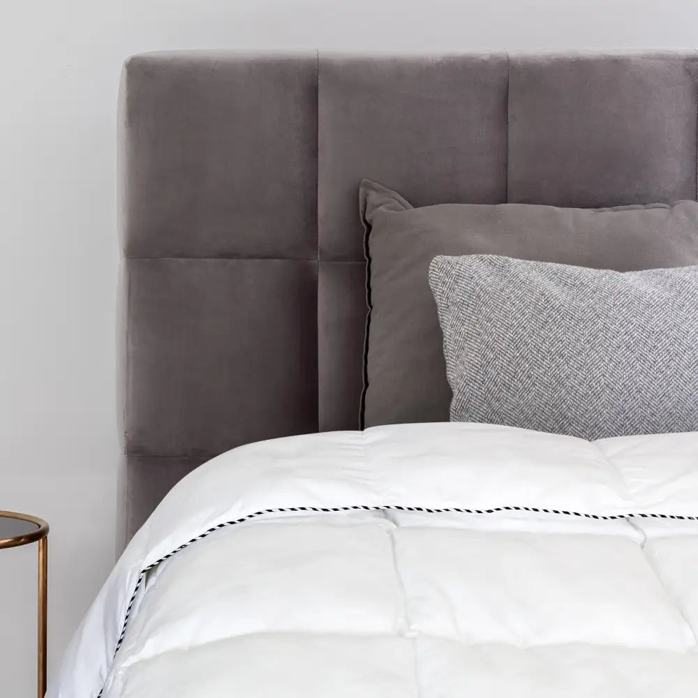 Royal Comfort Bamboo Blend Quilt 250GSM Luxury Duvet 100% Cotton Cover - Double - White - Home & Garden > Bedding
