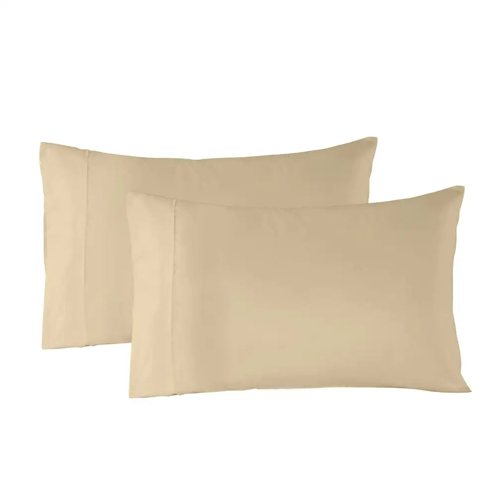 Royal Comfort Bamboo Blended Quilt Cover Set 1000TC Ultra Soft Luxury Bedding - Double - Ivory - Home & Garden > Bedding