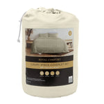 Royal Comfort Coverlet Set Bedspread Soft Touch Easy Care Breathable 3 Piece Set - Queen - Beige - Home & Garden >