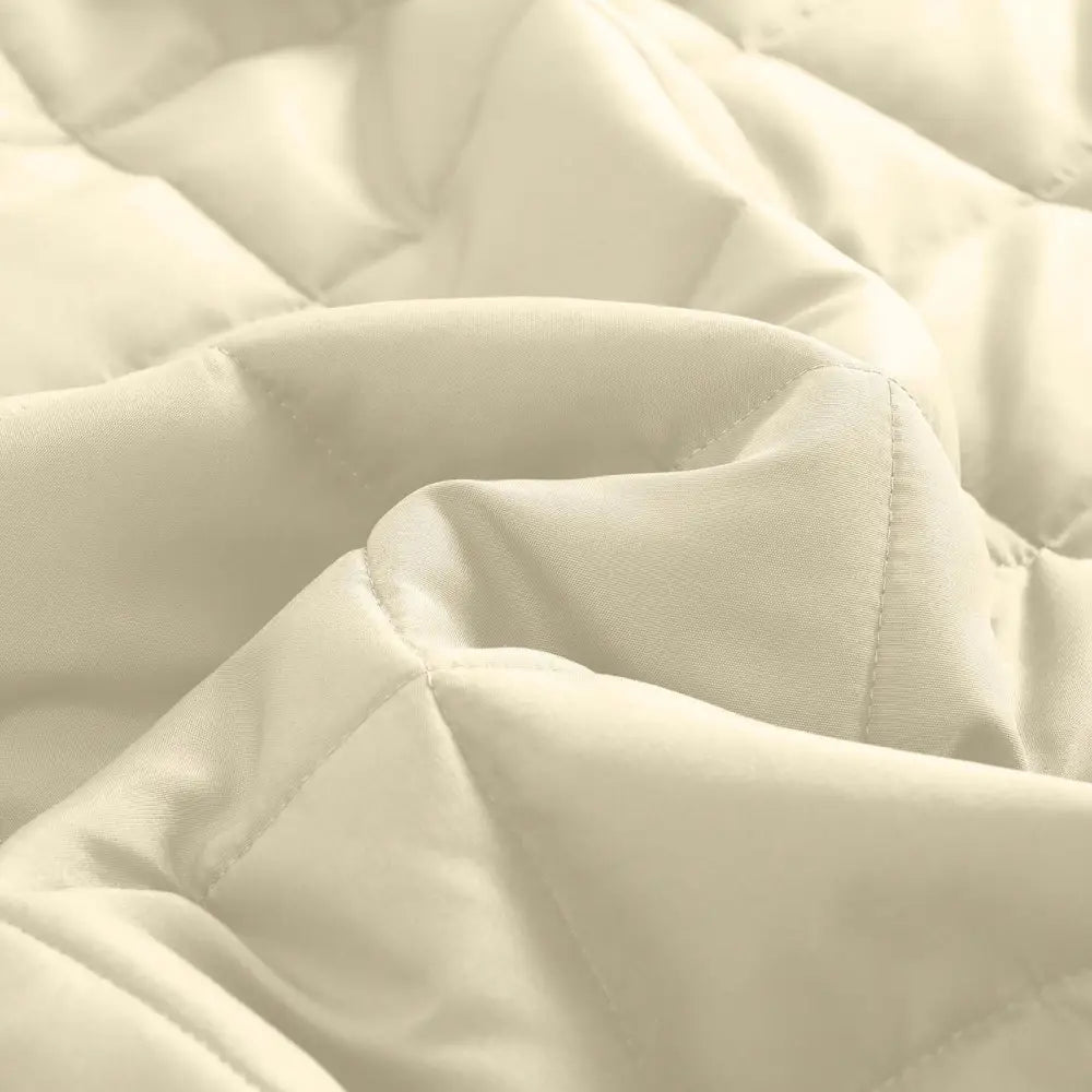Royal Comfort Coverlet Set Bedspread Soft Touch Easy Care Breathable 3 Piece Set - Queen - Beige - Home & Garden >