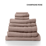 Royal Comfort Eden Egyptian Cotton 600GSM 8 Piece Luxury Bath Towels Set - Rose - Home & Garden > Bathroom Accessories