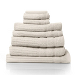 Royal Comfort Eden Egyptian Cotton 600GSM 8 Piece Luxury Bath Towels Set - Beige - Home & Garden > Bathroom Accessories