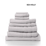 Royal Comfort Eden Egyptian Cotton 600GSM 8 Piece Luxury Bath Towels Set - Holly - Home & Garden > Bathroom Accessories
