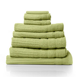 Royal Comfort Eden Egyptian Cotton 600GSM 8 Piece Luxury Bath Towels Set - Spearmint - Home & Garden > Bathroom
