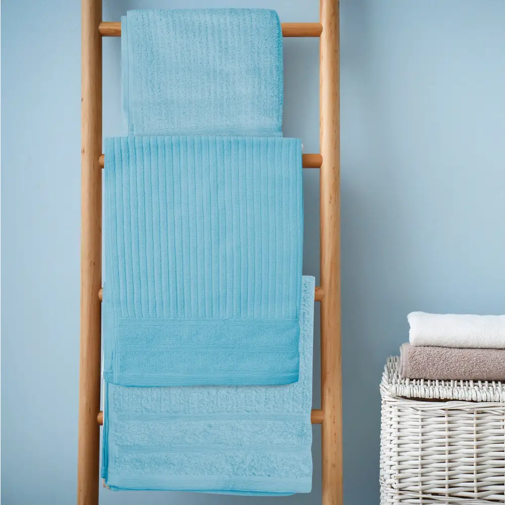 Royal Comfort Eden Egyptian Cotton 600GSM 8 Piece Luxury Bath Towels Set - Aqua - Home & Garden > Bathroom Accessories