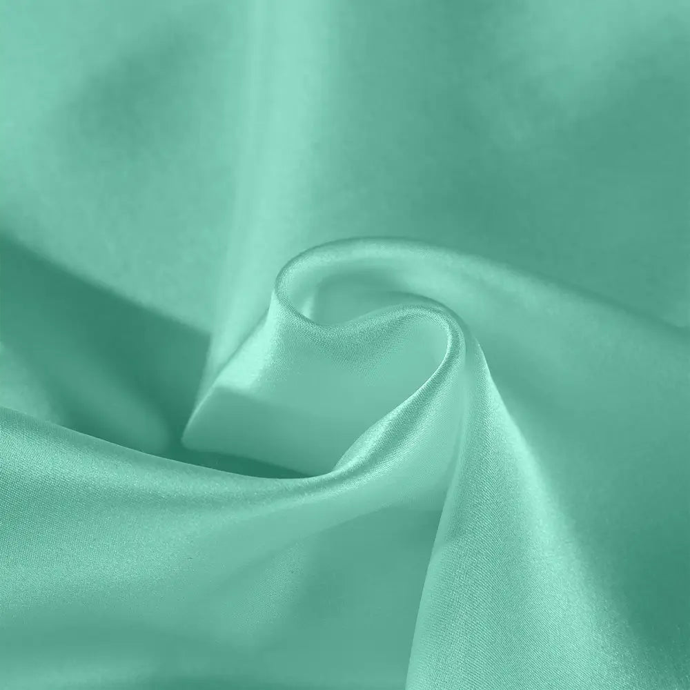 Royal Comfort Mulberry Soft Silk Hypoallergenic Pillowcase Twin Pack 51 x 76cm - Mint - Home & Garden > Bedding