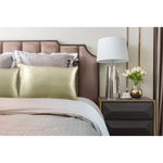 Royal Comfort Mulberry Soft Silk Hypoallergenic Pillowcase Twin Pack 51 x 76cm - Champagne - Home & Garden > Bedding
