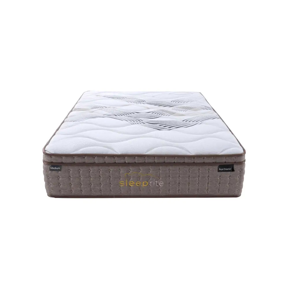 Royale Dreamer Medium Mattress 30cm Luxury Top 7 Zones Pocket Spring - Double - Furniture > Mattresses