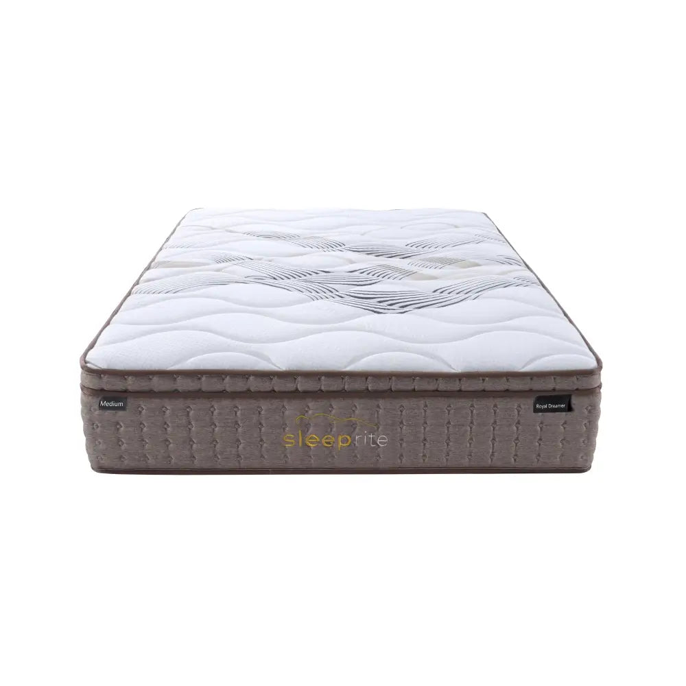 Royale Dreamer Medium Mattress 30cm Luxury Top 7 Zones Pocket Spring - Queen - Furniture > Mattresses