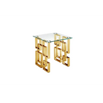 Royale Gold Side Table - Furniture > Living Room