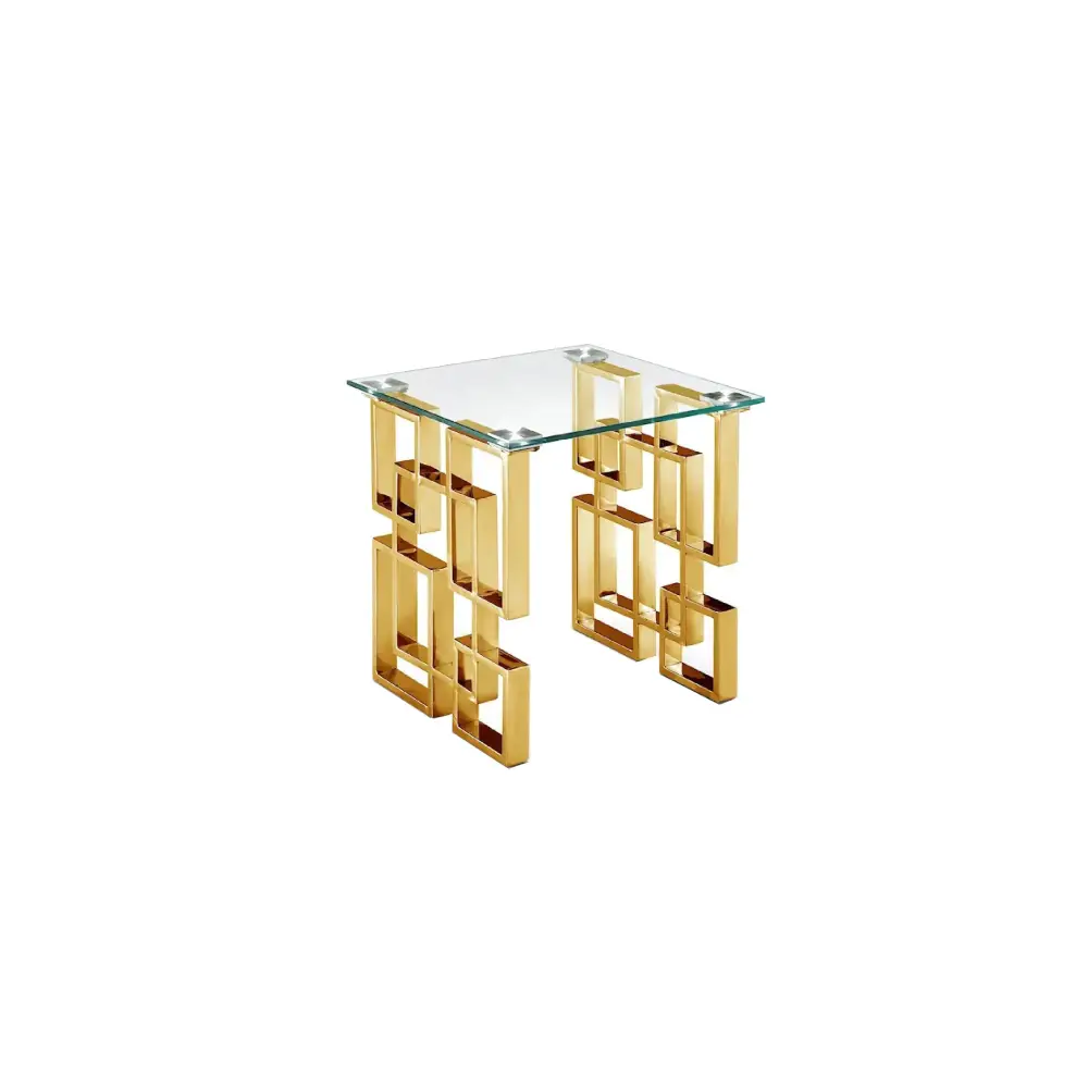 Royale Gold Side Table - Furniture > Living Room