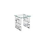 Royale Silver Side Table - Furniture > Living Room