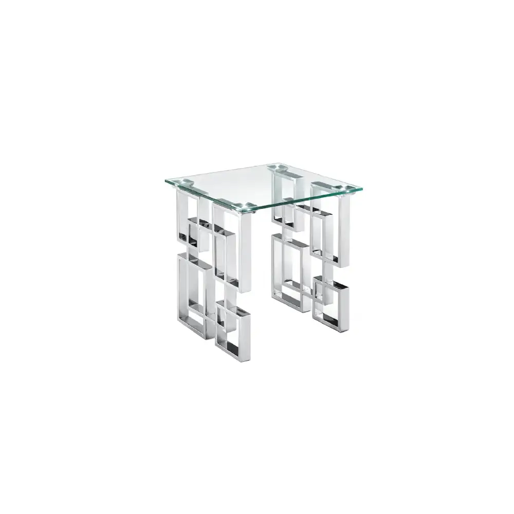 Royale Silver Side Table - Furniture > Living Room
